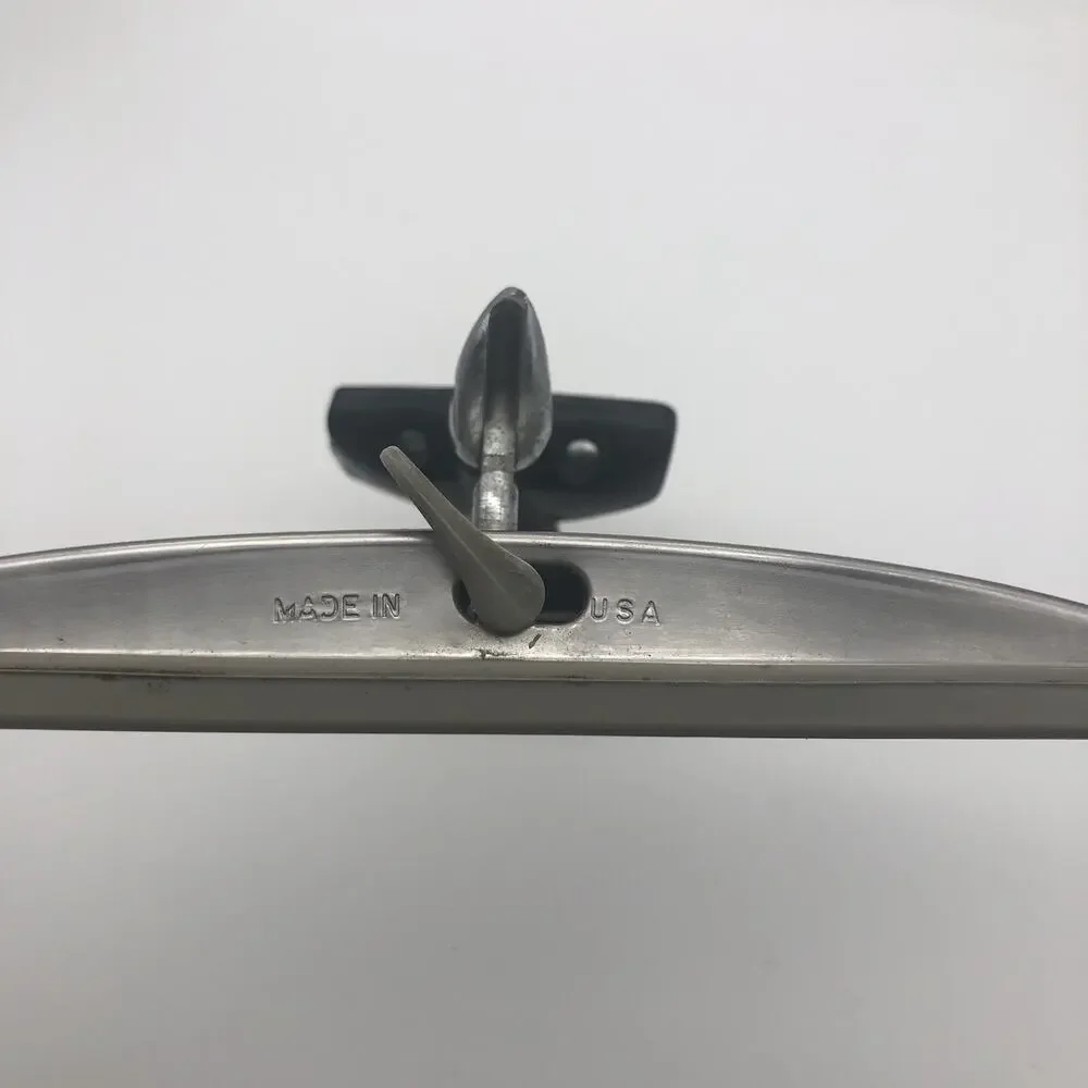 Vintage 60's GM Models 8”Chrome Stainless Rear View Day Night Mirror w/bracket